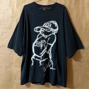 Vintage 90s School Of Hard Knocks SOHK DJ Bolo Old School Hip Hop Rap Tee Sz 3XL